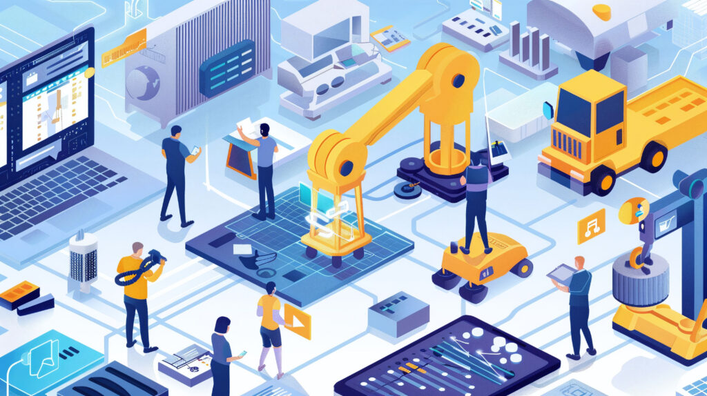 Tomorrow's Workforce: Intelligent Robots Transforming Factories"